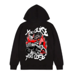You Cruise You Lose Trapstar Paint Splatter Black Hoodie