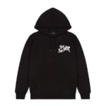 You Cruise You Lose Trapstar Paint Splatter Black Hoodie front